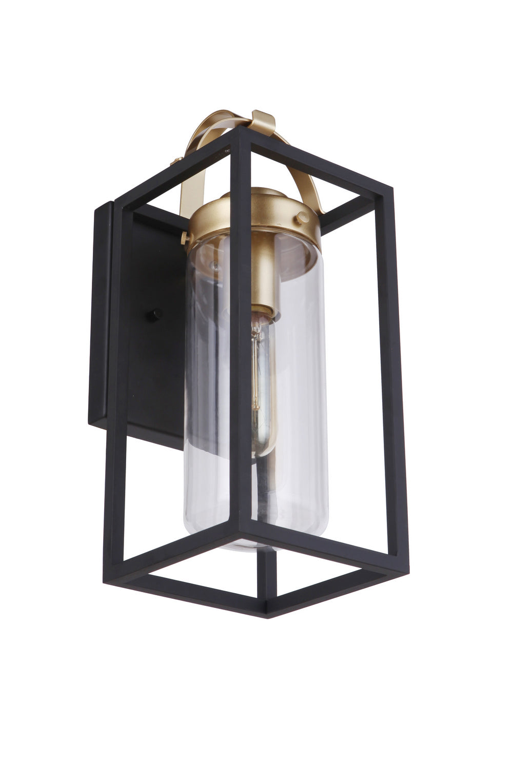 Craftmade Canada - ZA4804-MNSB - One Light Outdoor Wall Mount - Neo - Midnight / Satin Brass