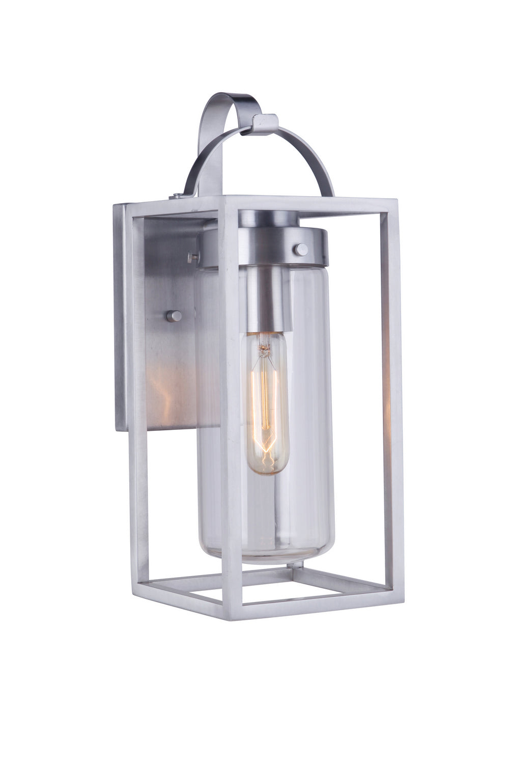 Neo One Light Outdoor Wall Mount in Satin Aluminum - available from The Lighting Shoppe, trusted by Canadian homeowners