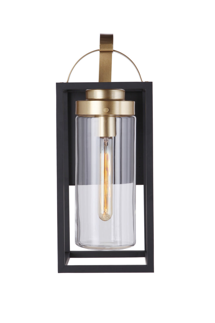 Craftmade Canada - ZA4814-MNSB - One Light Outdoor Wall Mount - Neo - Midnight / Satin Brass