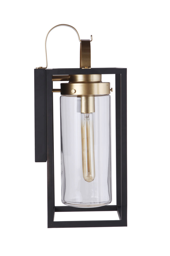 Craftmade Canada - ZA4814-MNSB - One Light Outdoor Wall Mount - Neo - Midnight / Satin Brass