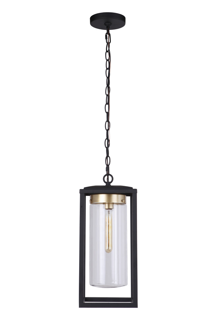 Craftmade Canada - ZA4821-MNSB - One Light Outdoor Pendant - Neo - Midnight / Satin Brass