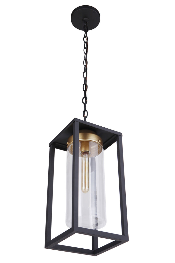 Craftmade Canada - ZA4821-MNSB - One Light Outdoor Pendant - Neo - Midnight / Satin Brass