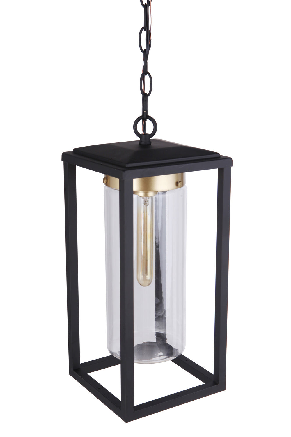 Craftmade Canada - ZA4821-MNSB - One Light Outdoor Pendant - Neo - Midnight / Satin Brass