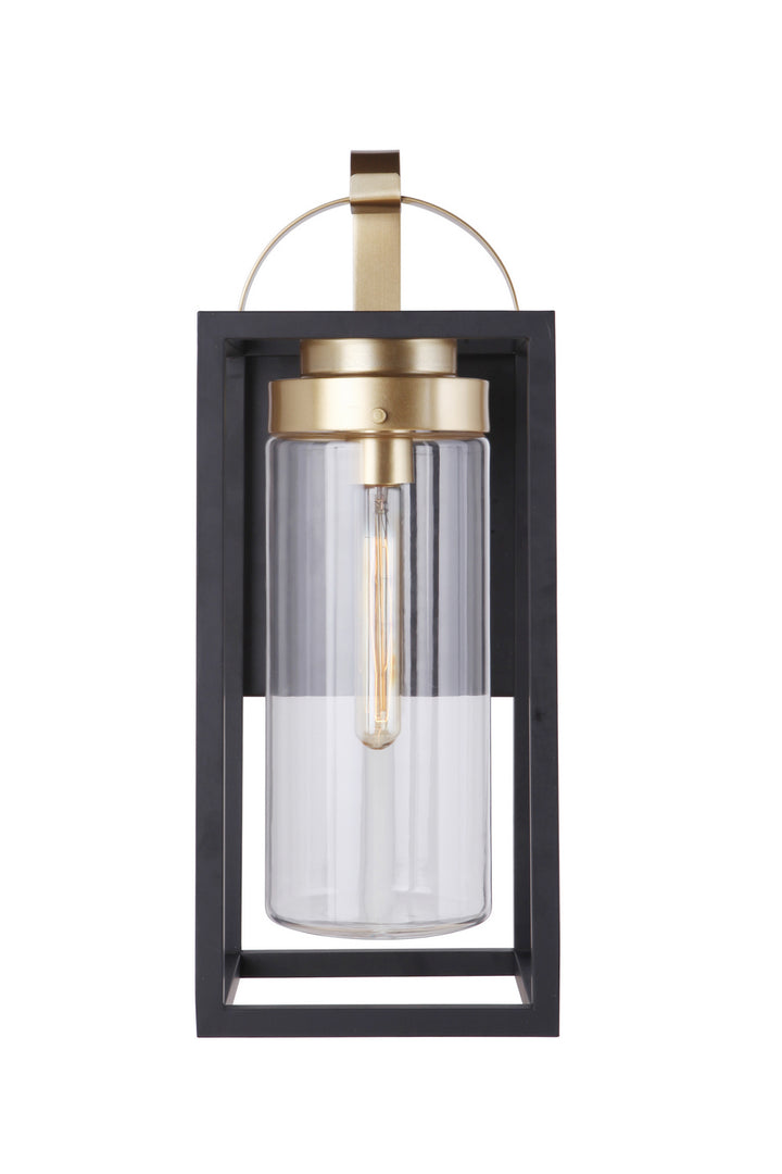 Craftmade Canada - ZA4824-MNSB - One Light Outdoor Wall Mount - Neo - Midnight / Satin Brass