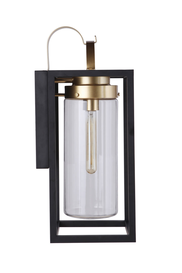 Craftmade Canada - ZA4824-MNSB - One Light Outdoor Wall Mount - Neo - Midnight / Satin Brass
