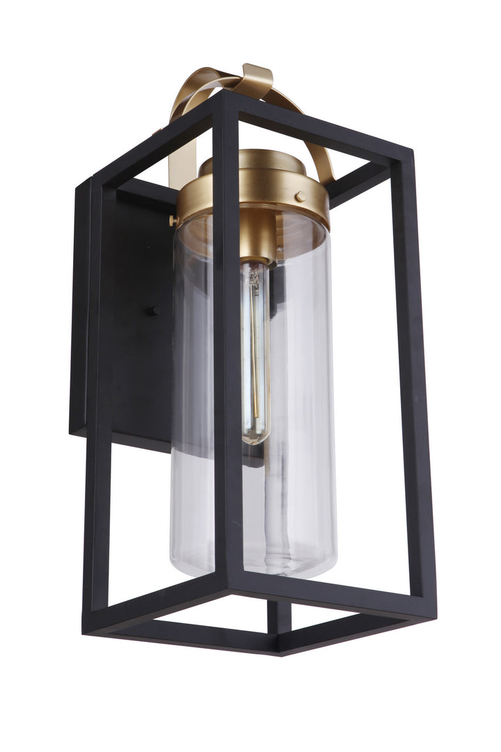 Craftmade Canada - ZA4824-MNSB - One Light Outdoor Wall Mount - Neo - Midnight / Satin Brass