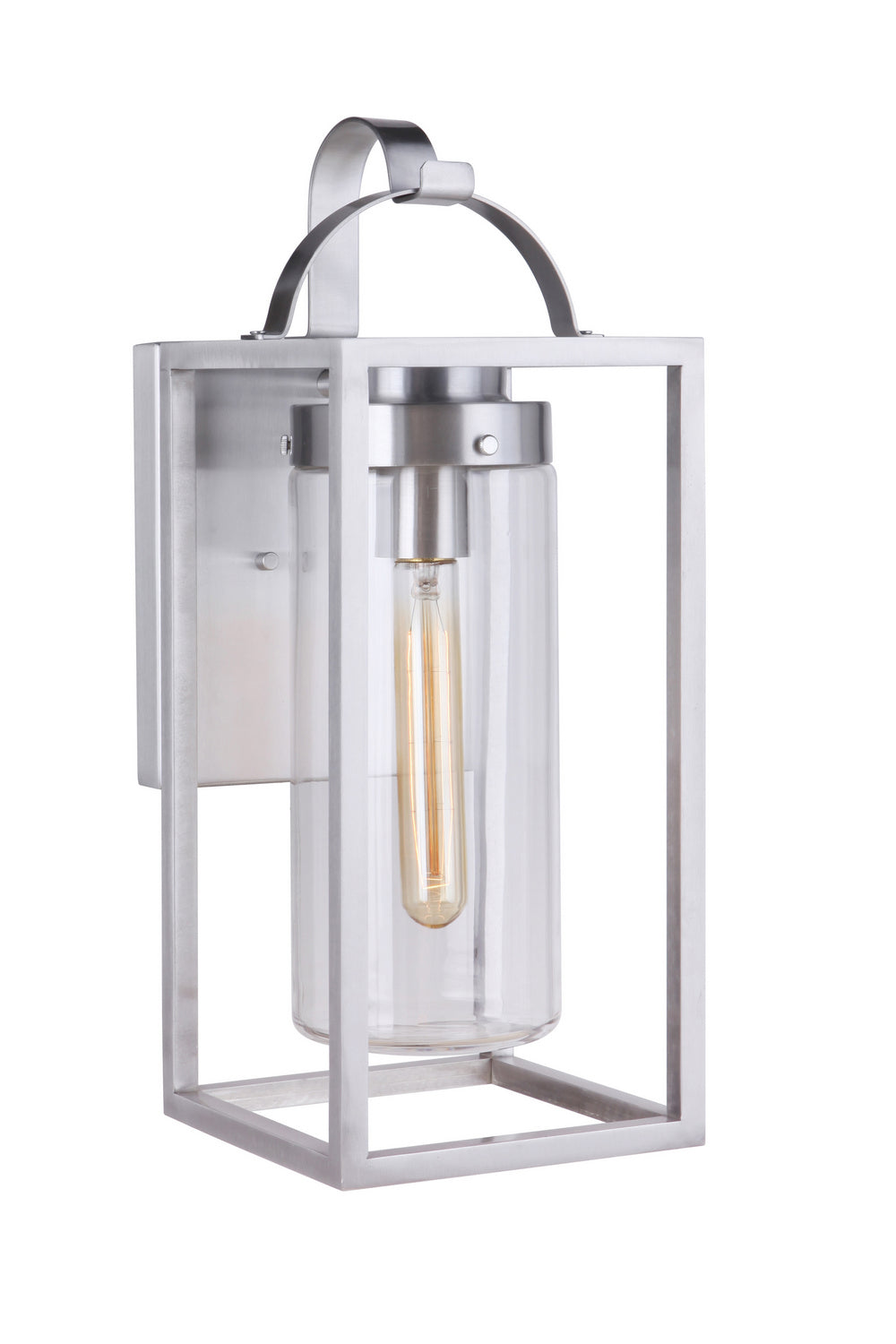 Neo One Light Outdoor Wall Mount in Satin Aluminum - available from The Lighting Shoppe, trusted by Canadian homeowners