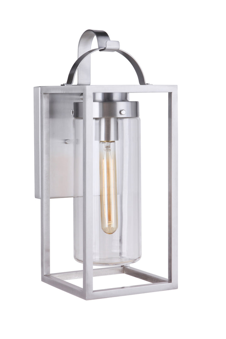 Neo One Light Outdoor Wall Mount in Satin Aluminum - available from The Lighting Shoppe, trusted by Canadian homeowners