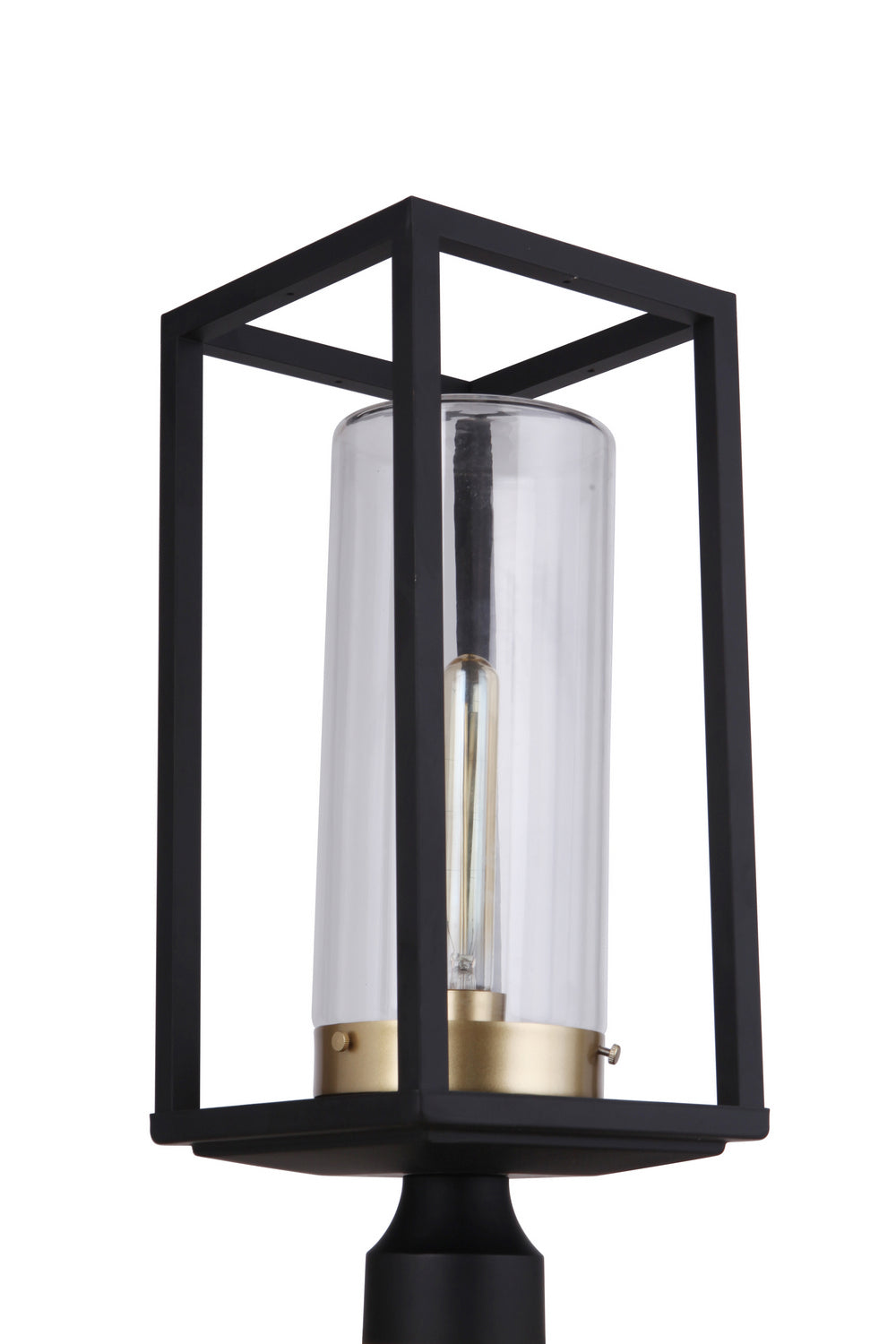 Craftmade Canada - ZA4825-MNSB - One Light Outdoor Post Mount - Neo - Midnight / Satin Brass