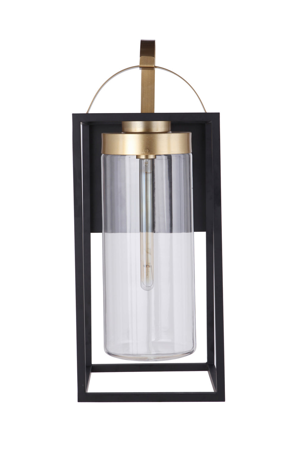 Craftmade Canada - ZA4834-MNSB - One Light Outdoor Wall Mount - Neo - Midnight / Satin Brass