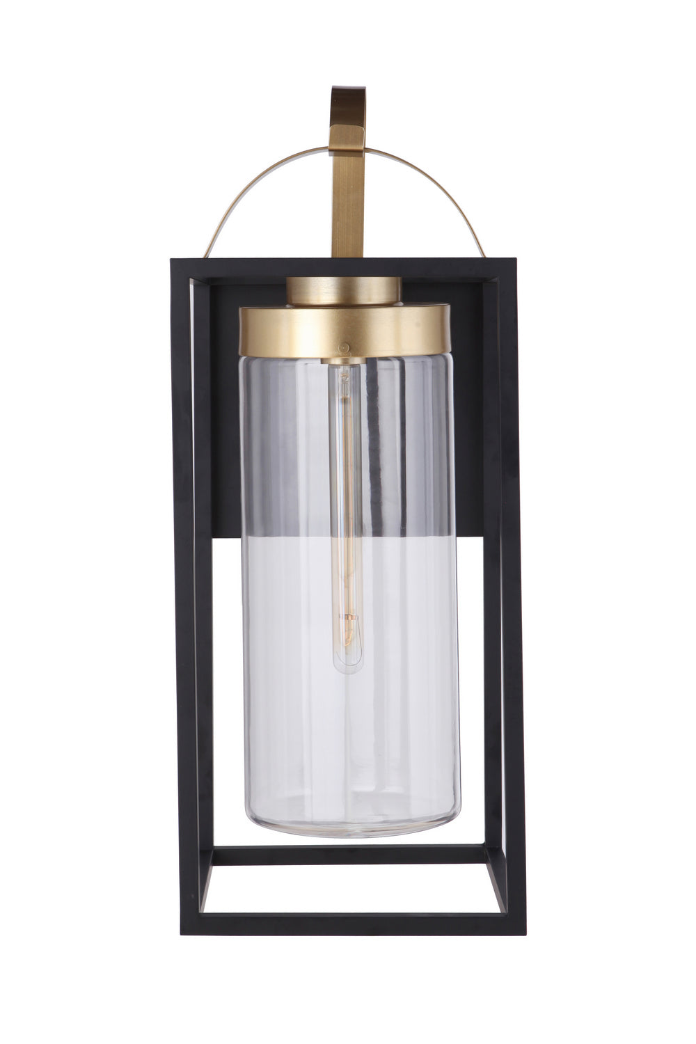 Craftmade Canada - ZA4834-MNSB - One Light Outdoor Wall Mount - Neo - Midnight / Satin Brass
