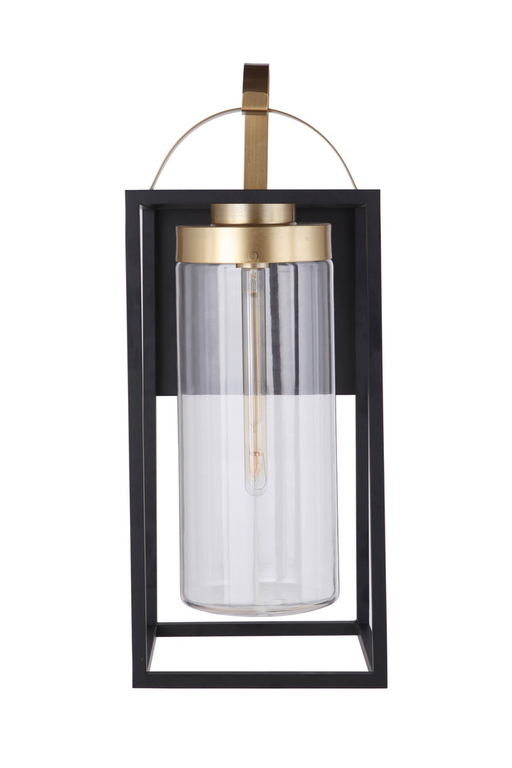 Craftmade Canada - ZA4834-MNSB - One Light Outdoor Wall Mount - Neo - Midnight / Satin Brass
