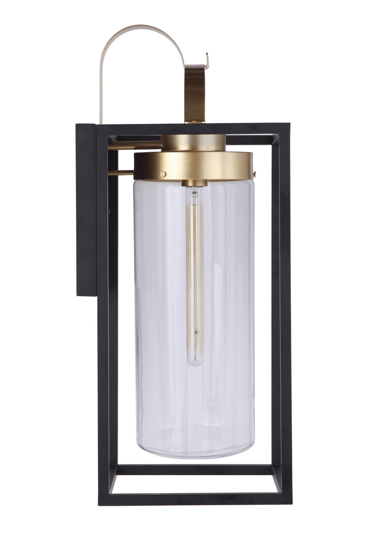 Craftmade Canada - ZA4834-MNSB - One Light Outdoor Wall Mount - Neo - Midnight / Satin Brass