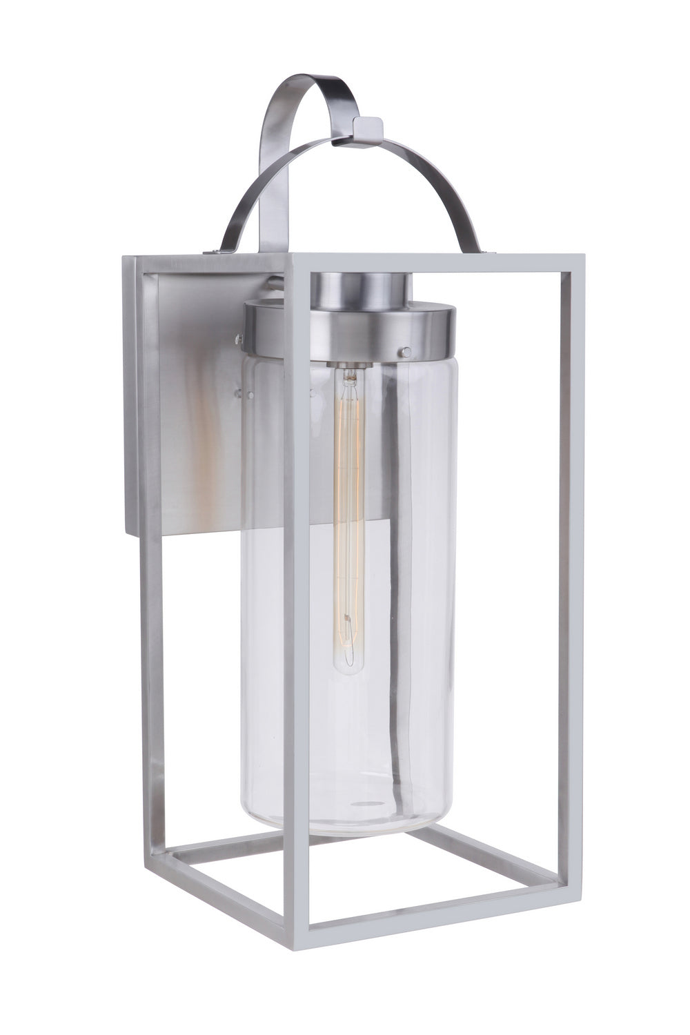 Neo One Light Outdoor Wall Mount in Satin Aluminum - available from The Lighting Shoppe, trusted by Canadian homeowners