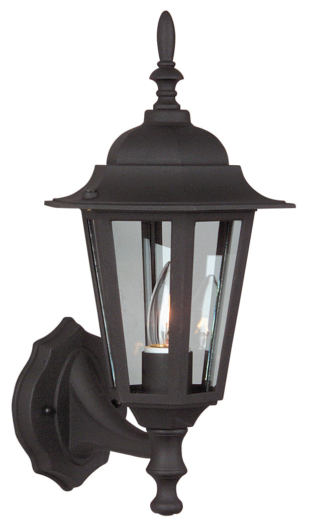 Craftmade Canada - Z150-TB - One Light Wall Mount - Straight Glass Cast - Textured Black