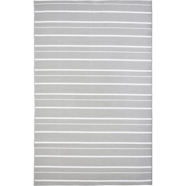 Caymen Rug in Cool Grey,White Stripe - available from The Lighting Shoppe, trusted by Canadian homeowners