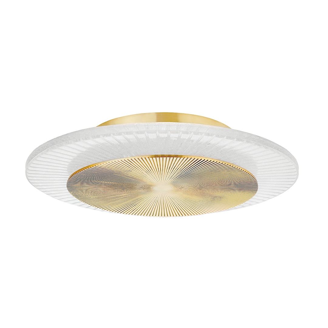 Corbett Lighting Canada - 328-16-VPB - LED Flush Mount - Topaz - Vintage Polished Brass