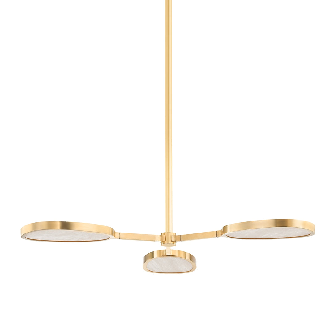 Corbett Lighting Canada - 338-03-VB - LED Chandelier - Patras - Vintage Brass
