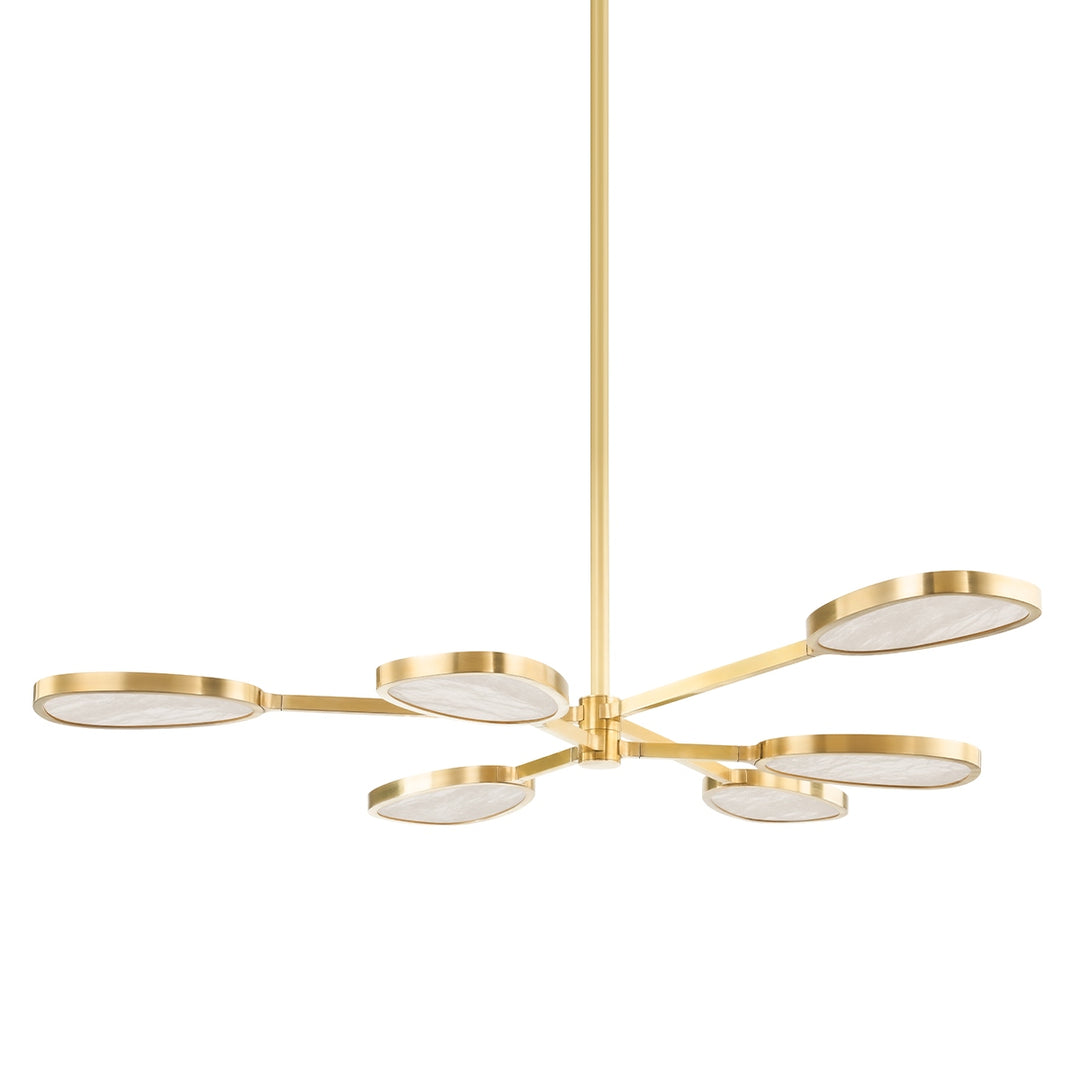 Corbett Lighting Canada - 338-06-VB - LED Chandelier - Patras - Vintage Brass
