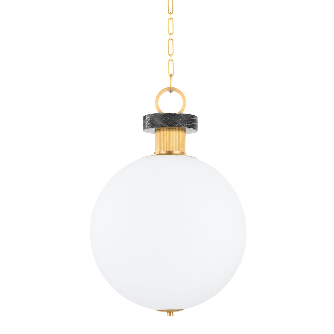 Corbett Lighting Canada - 395-18-VB - One Light Pendant - Haru - Vintage Brass
