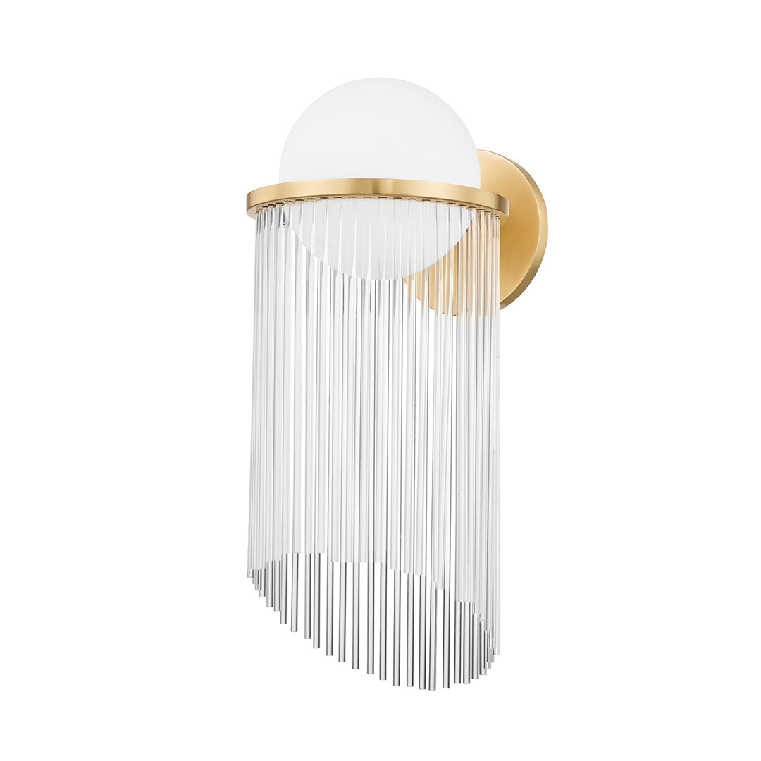 Corbett Lighting Canada - 398-01-AGB - One Light Wall Sconce - Celestial - Aged Brass