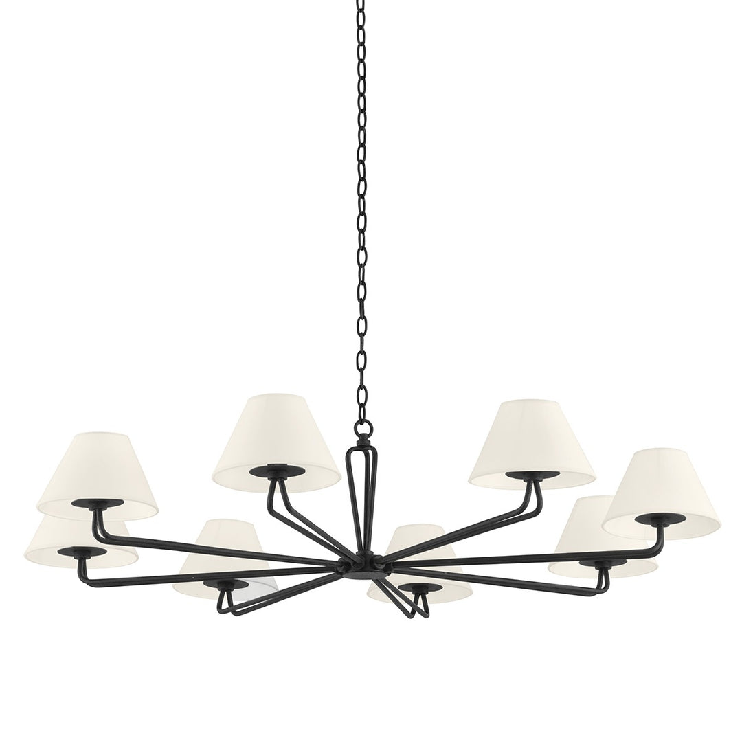 Troy Lighting Canada - F2550-BI - Eight Light Chandelier - Ozias - Black Iron