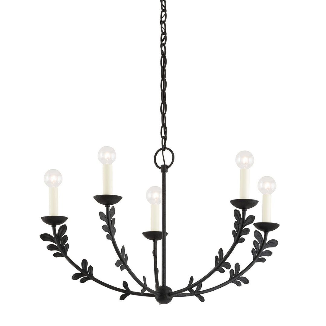 Troy Lighting Canada - F4428-BI - Five Light Chandelier - Florian - Black Iron