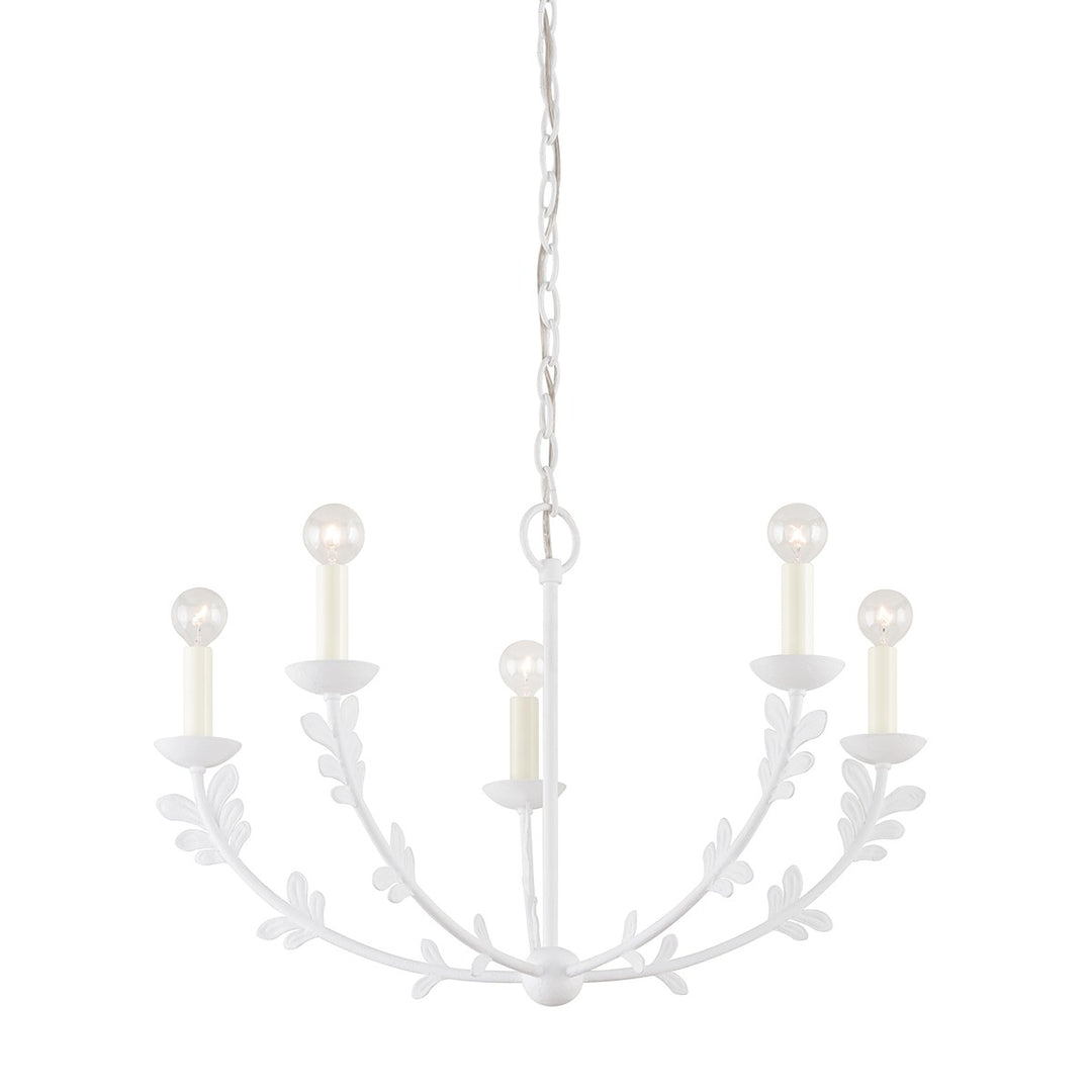 Troy Lighting Canada - F4428-GSW - Five Light Chandelier - Florian - Gesso White