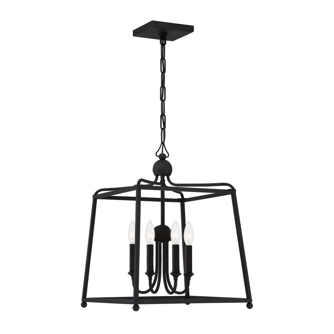 Sylvan Four Light Chandelier in Black Forged - available from The Lighting Shoppe, trusted by Canadian homeowners