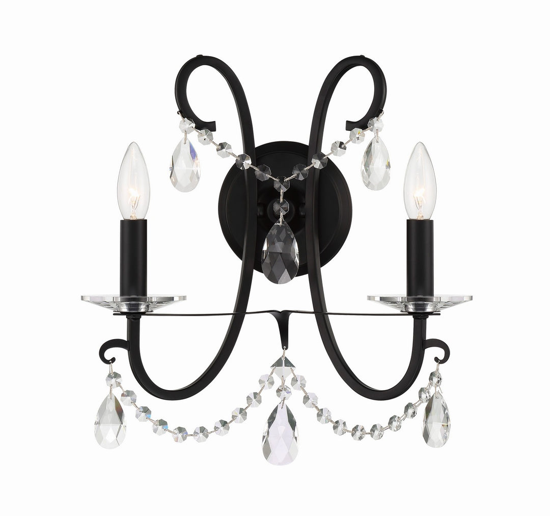 Othello Two Light Wall Sconce in Matte Black - available from The Lighting Shoppe, trusted by Canadian homeowners