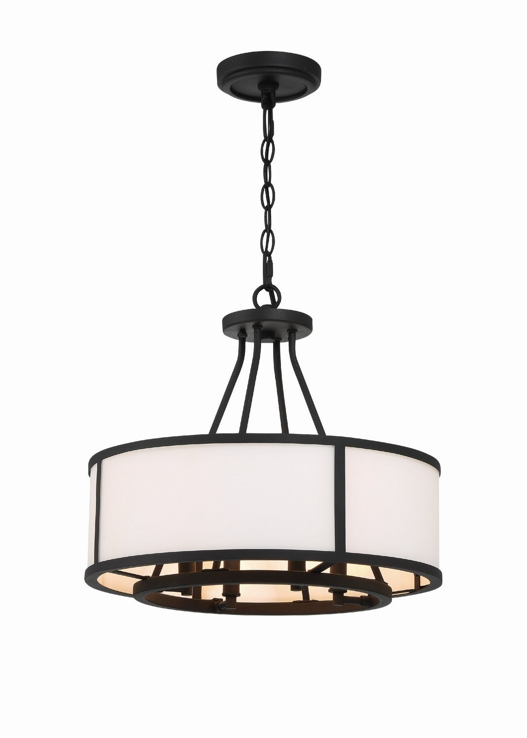 Bryant Four Light Chandelier in Black Forged - available from The Lighting Shoppe, trusted by Canadian homeowners
