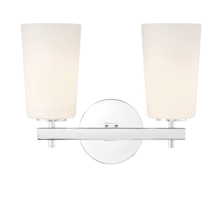 Colton Two Light Wall Sconce in Polished Chrome - available from The Lighting Shoppe, trusted by Canadian homeowners