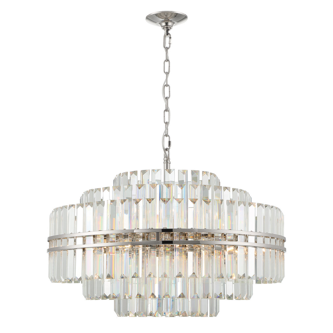 Hayes 16 Light Chandelier in Polished Nickel - available from The Lighting Shoppe, trusted by Canadian homeowners