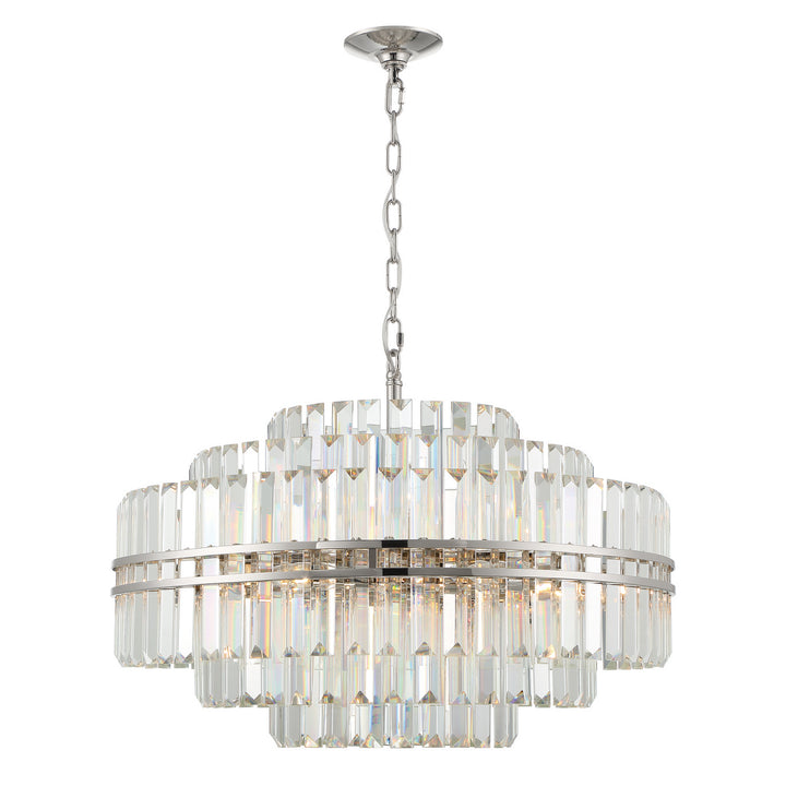 Hayes 16 Light Chandelier in Polished Nickel - available from The Lighting Shoppe, trusted by Canadian homeowners