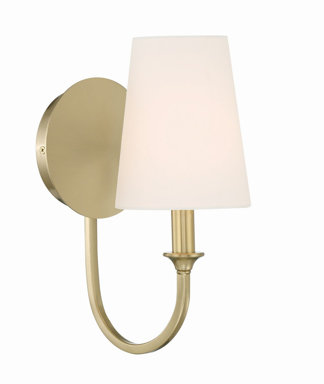 Payton One Light Wall Sconce in Vibrant Gold - available from The Lighting Shoppe, trusted by Canadian homeowners