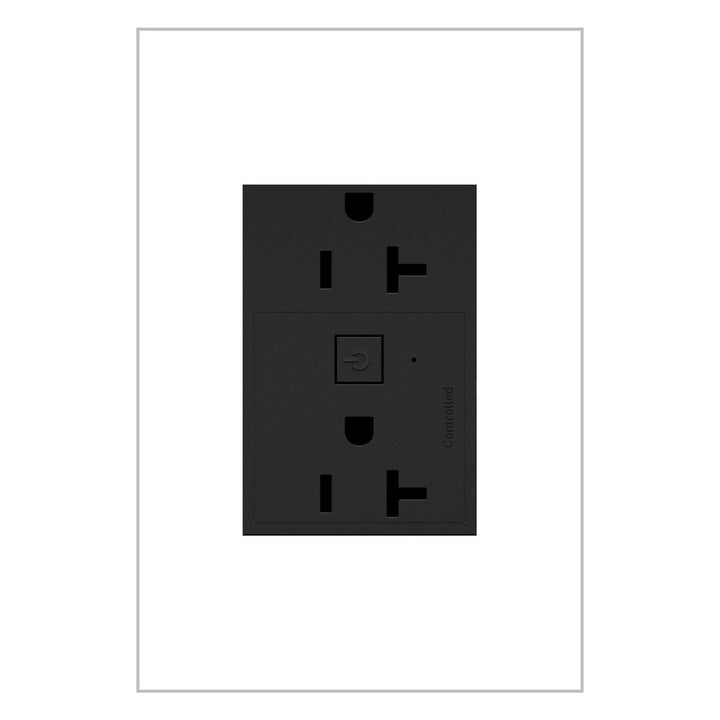 Plus-Sized 20A Outlet in Graphite - available from The Lighting Shoppe, trusted by Canadian homeowners