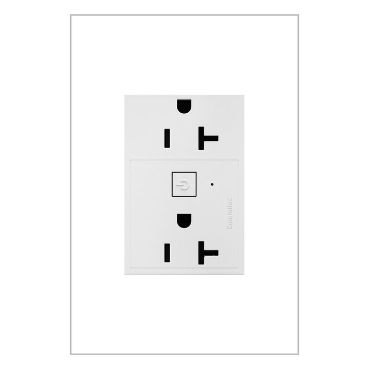 Plus-Sized 20A Outlet in White - available from The Lighting Shoppe, trusted by Canadian homeowners