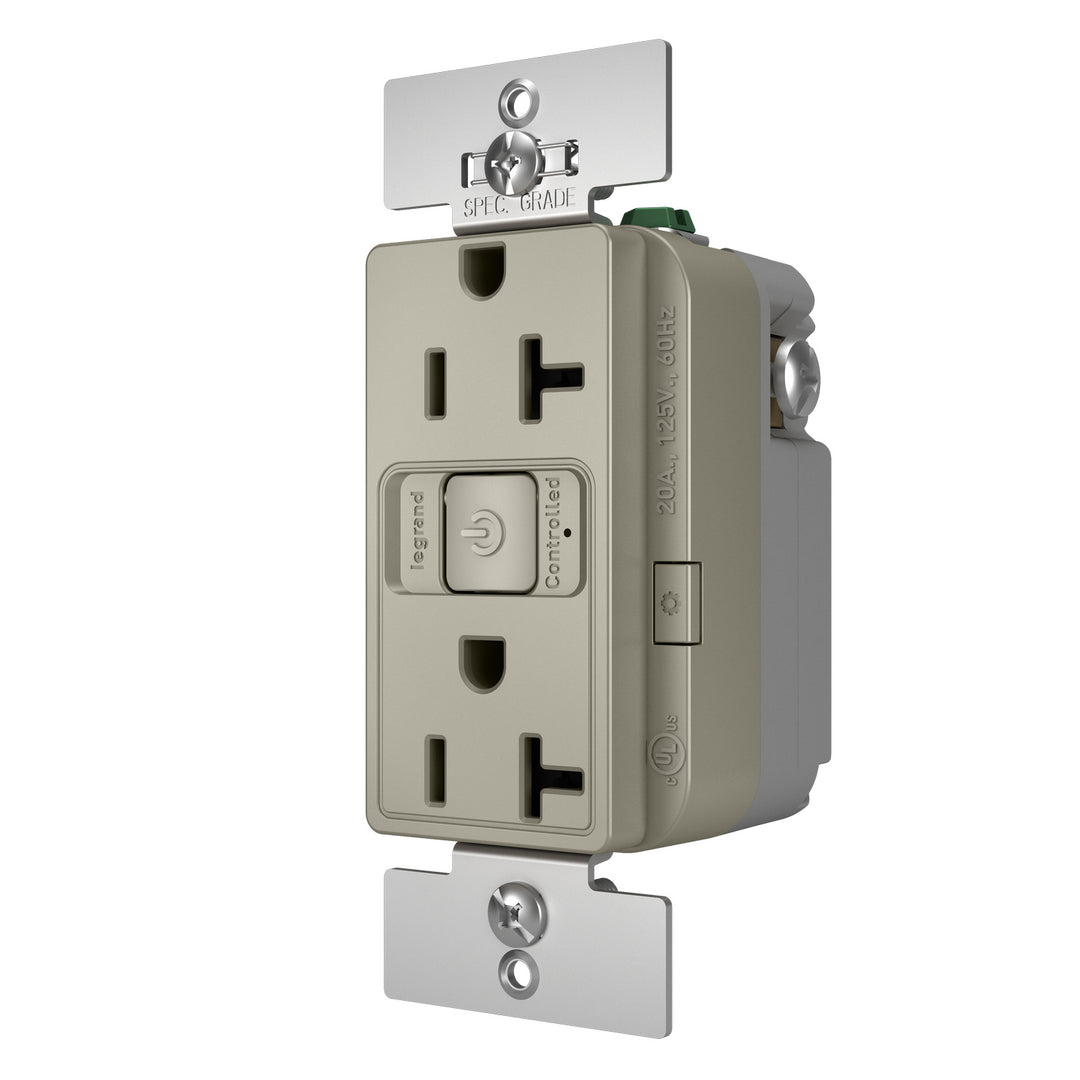 20A Outlet in Nickel - available from The Lighting Shoppe, trusted by Canadian homeowners