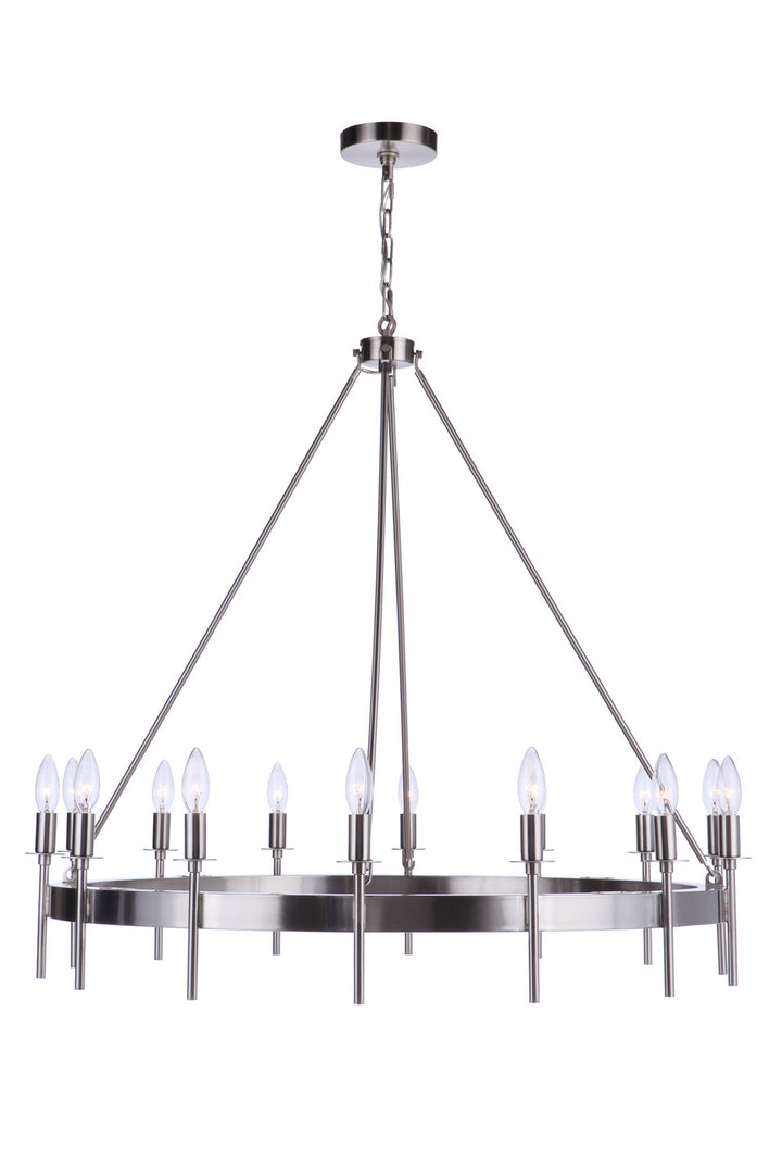 Craftmade Canada - 54314-BNK - 14 Light Chandelier - Larrson - Brushed Polished Nickel