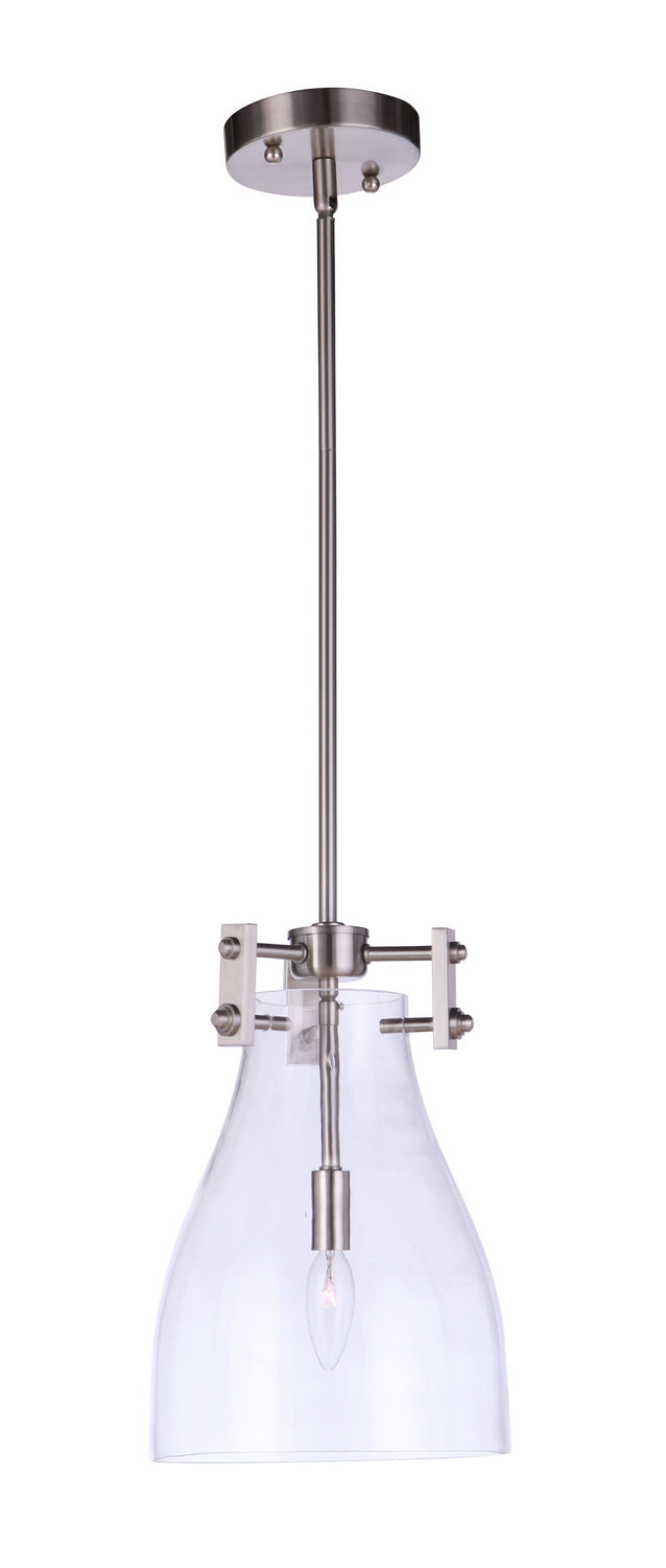 Craftmade Canada - 55891-BNK - One Light Mini Pendant - Chardonnay - Brushed Polished Nickel