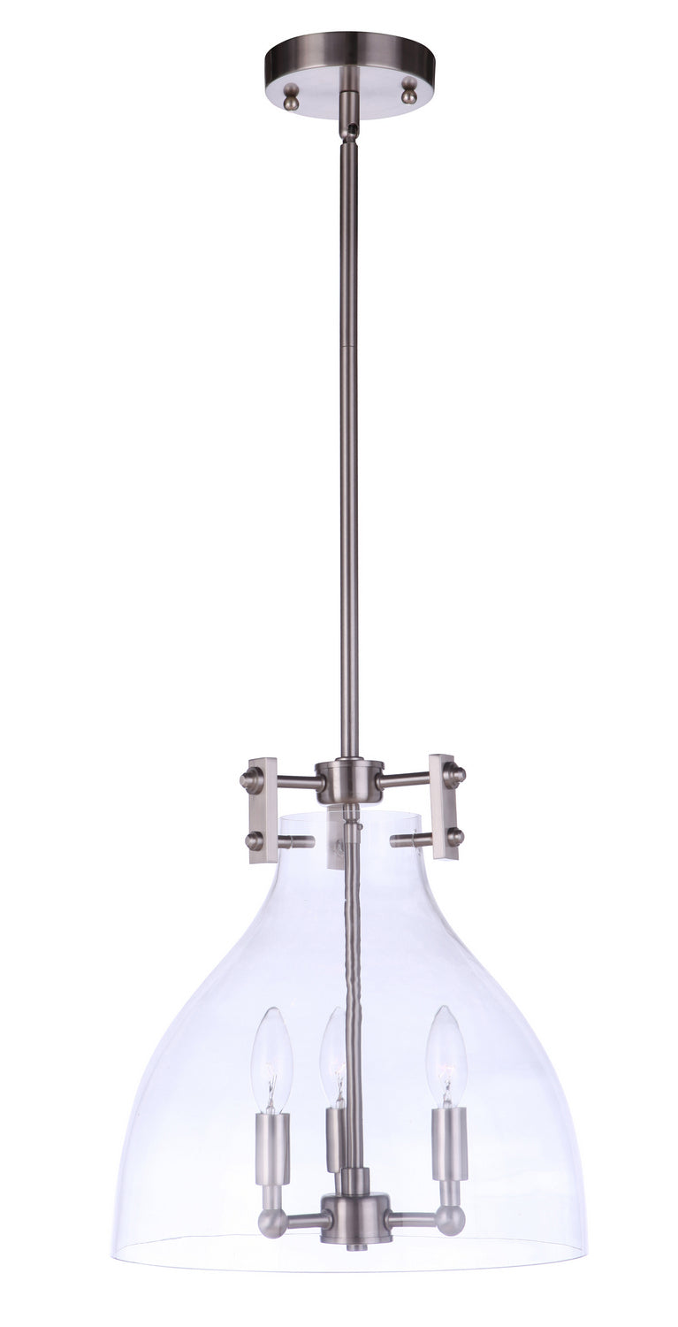 Craftmade Canada - 55893-BNK - Three Light Pendant - Chardonnay - Brushed Polished Nickel