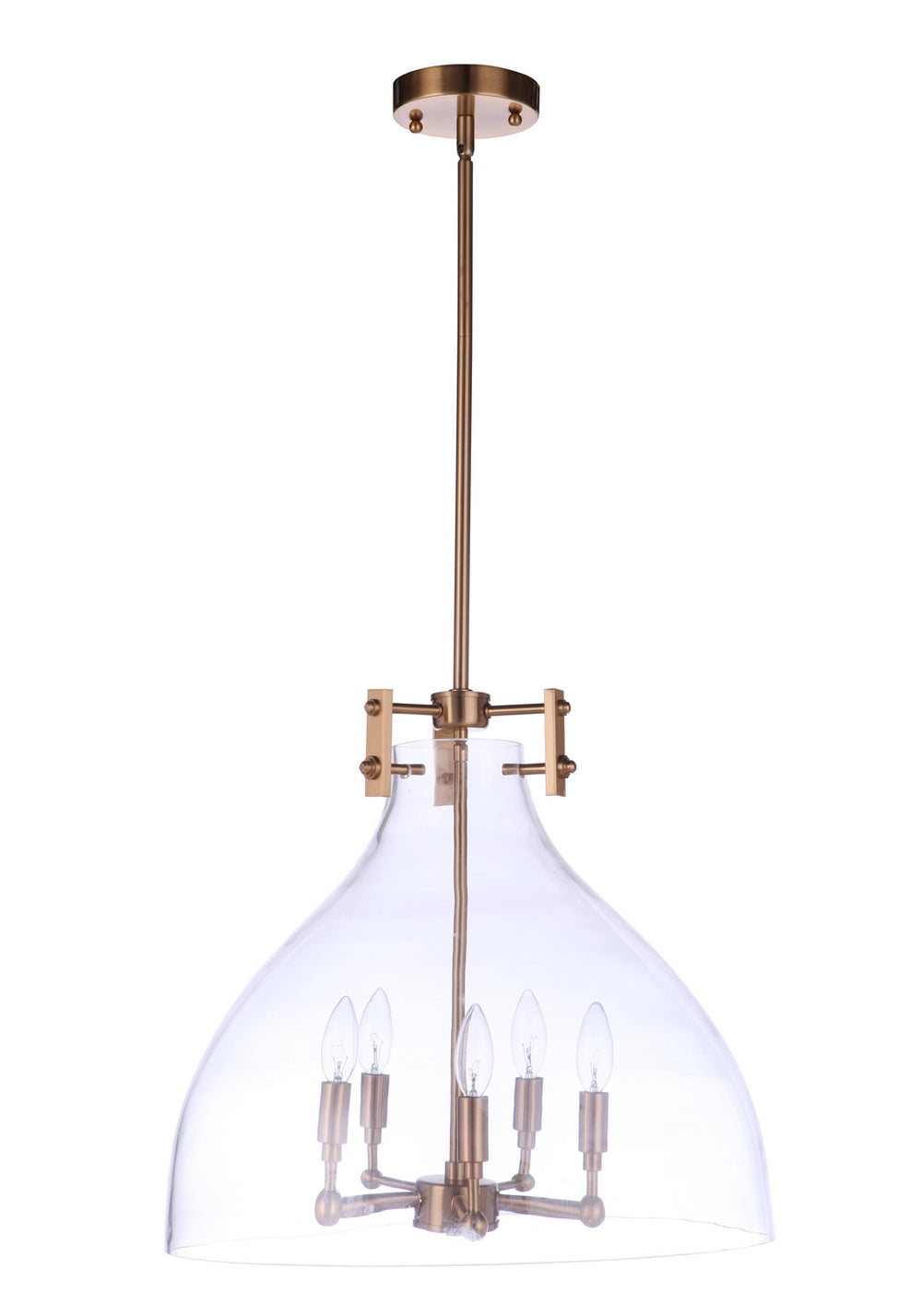 Craftmade Canada - 55895-BNK - Five Light Pendant - Chardonnay - Brushed Polished Nickel