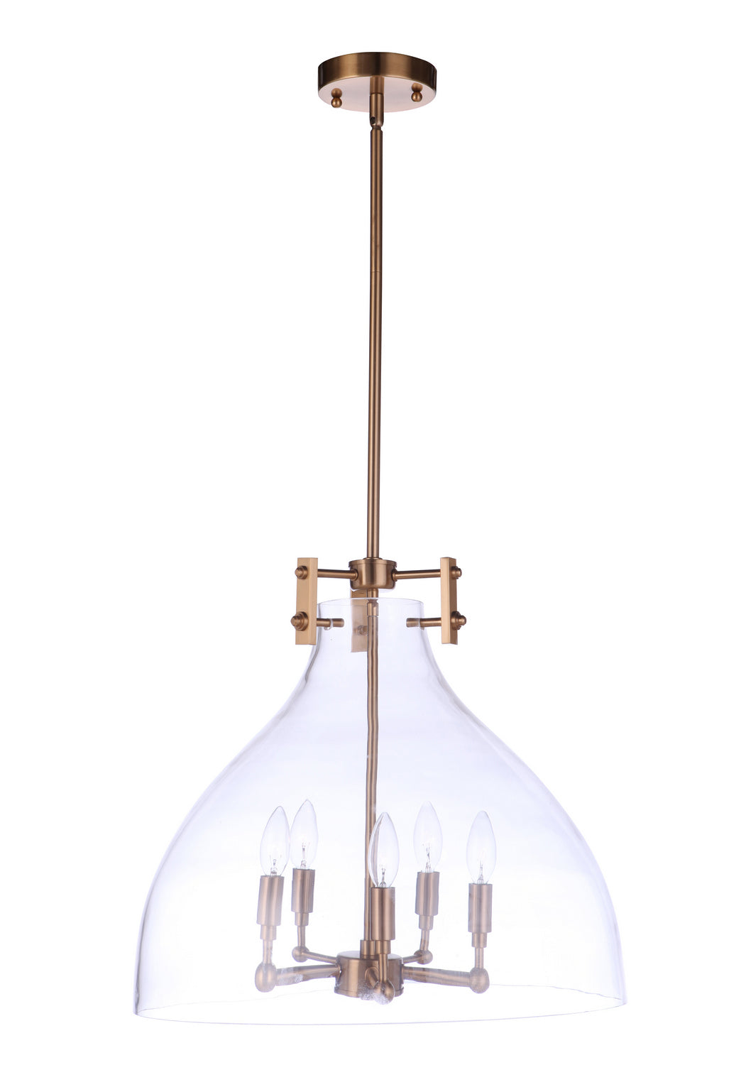 Craftmade Canada - 55895-SB - Five Light Pendant - Chardonnay - Satin Brass