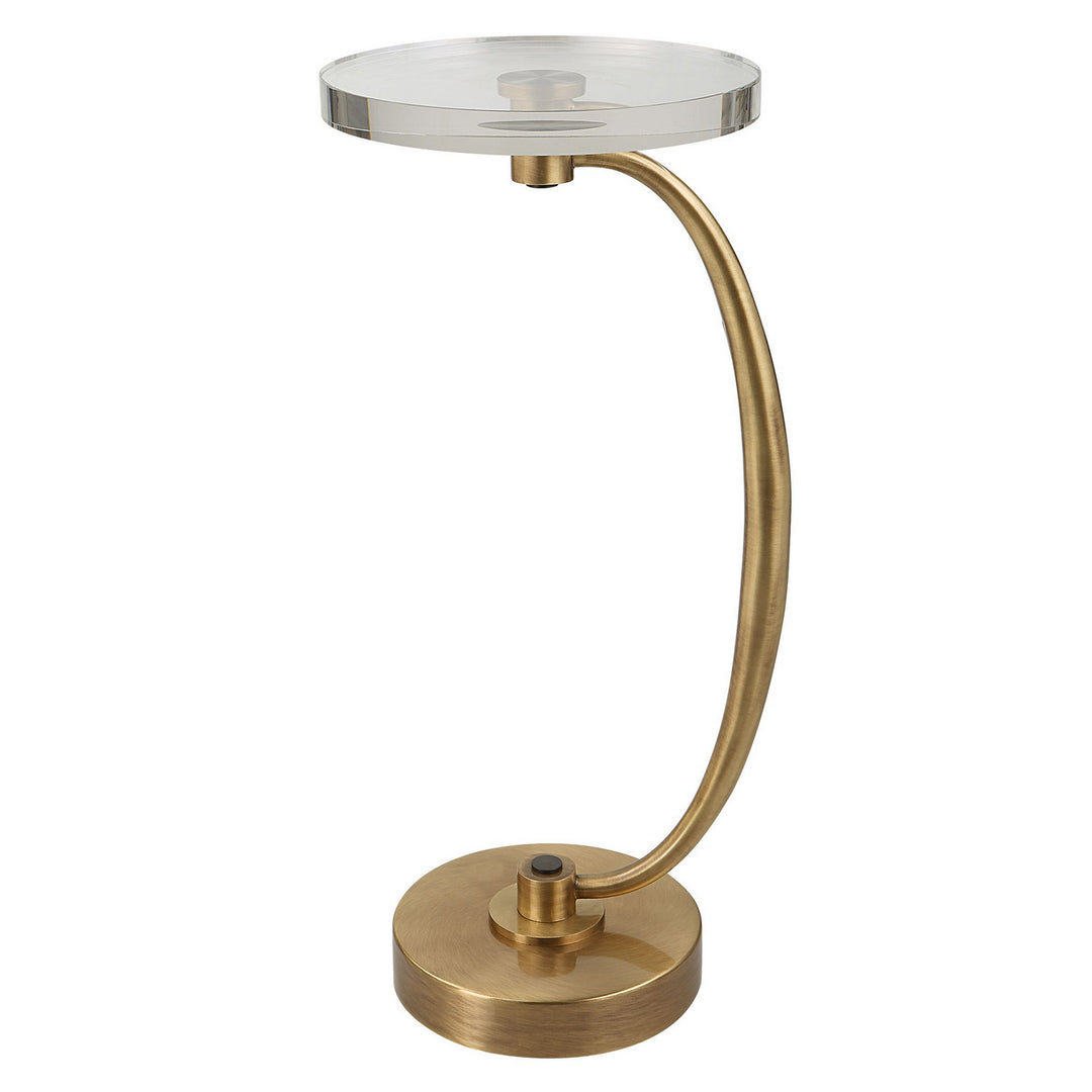 Waveney Drink Table in Antique Brass - available from The Lighting Shoppe, trusted by Canadian homeowners