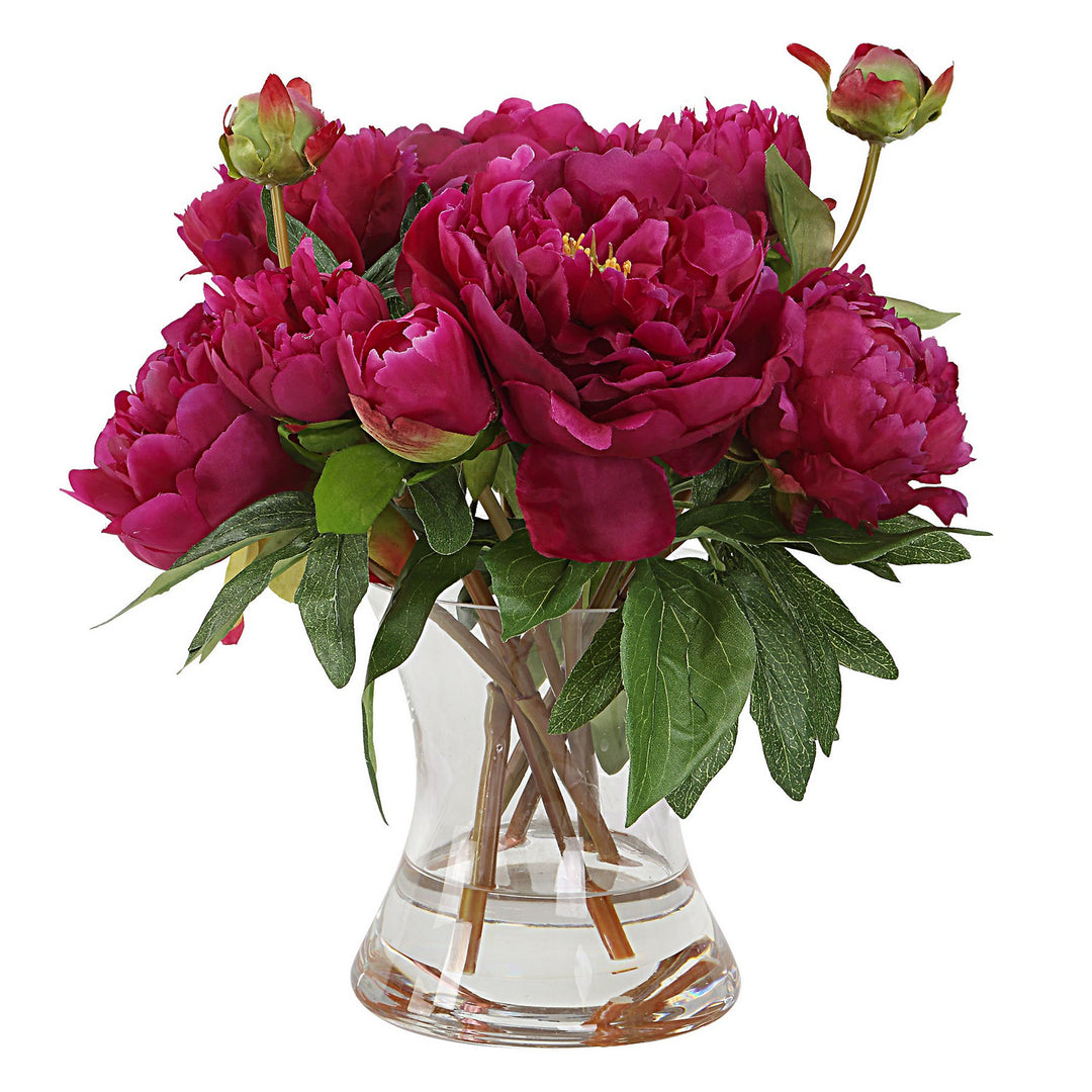 Prima Peony Peony Bouquet in Clear - available from The Lighting Shoppe, trusted by Canadian homeowners