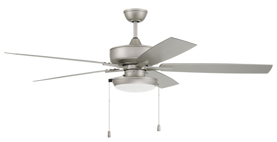 Outdoor Super Pro 119 60"Outdoor Ceiling Fan in Painted Nickel - available from The Lighting Shoppe, trusted by Canadian homeowners