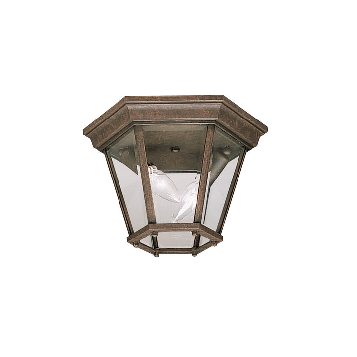 Kichler Canada - 9850TZ - Two Light Outdoor Ceiling Mount - Madison - Tannery Bronze