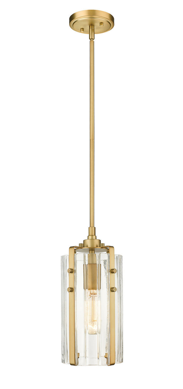 Alverton One Light Pendant in Rubbed Brass - available from The Lighting Shoppe, trusted by Canadian homeowners
