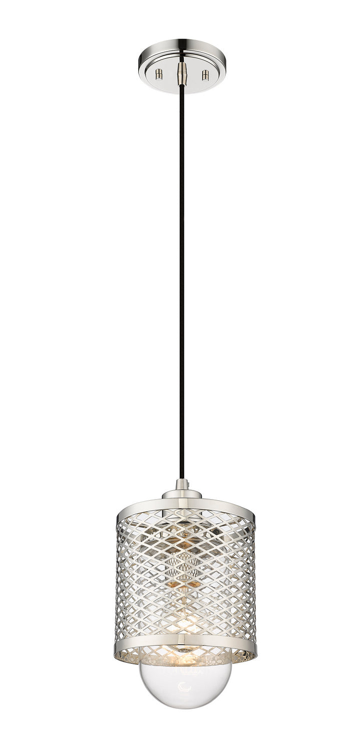 Kipton One Light Pendant in Polished Nickel - available from The Lighting Shoppe, trusted by Canadian homeowners