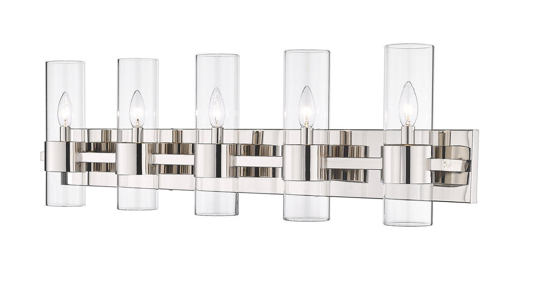 Z-Lite Canada - 343-5V-PN - Five Light Vanity - Lawson - Polished Nickel